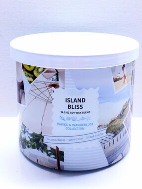 Goose Creek ISLAND BLISS Large 3-Wick Scented Candle, 14.5 Oz